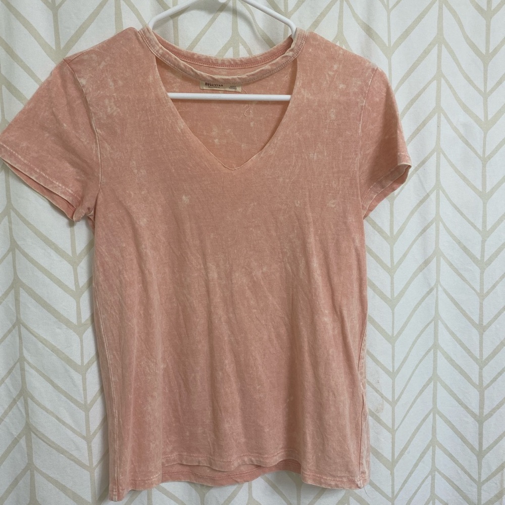 hollister cutout pink t-shirt